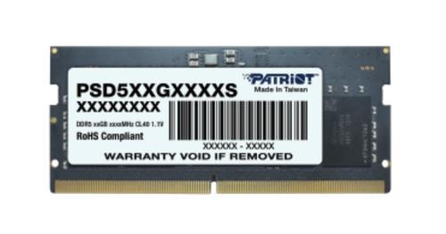 PATRIOT 32GB 1 x 32GB DDR5 5.600MHz SO-DIMM